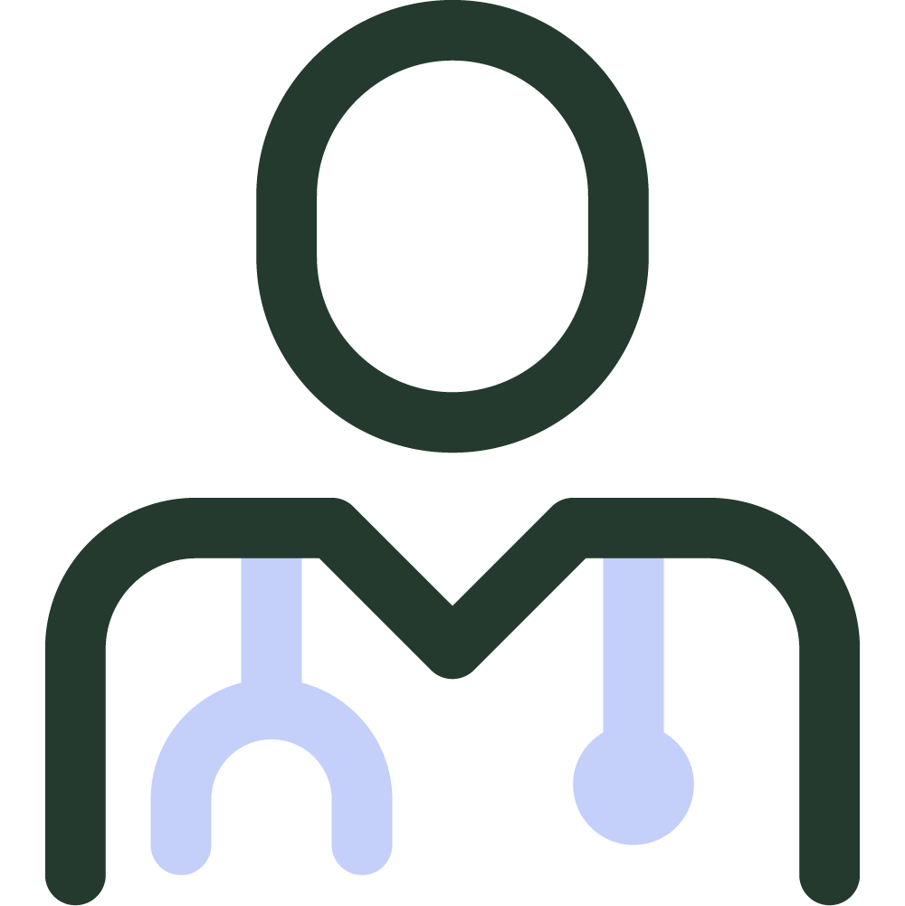 Icon einer Person als schlichte Silhouette